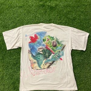 Vintage 90s Amazon rainforest animals t shirt size XL